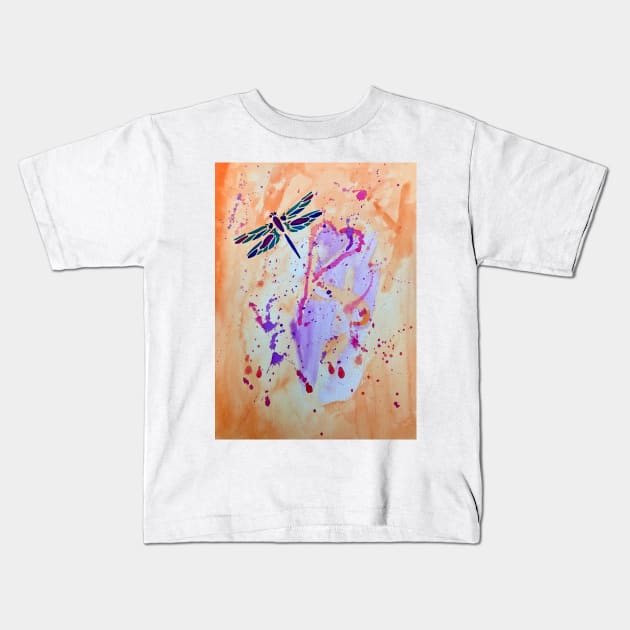 Mango Violet Kids T-Shirt by tiffanyarpdaleo